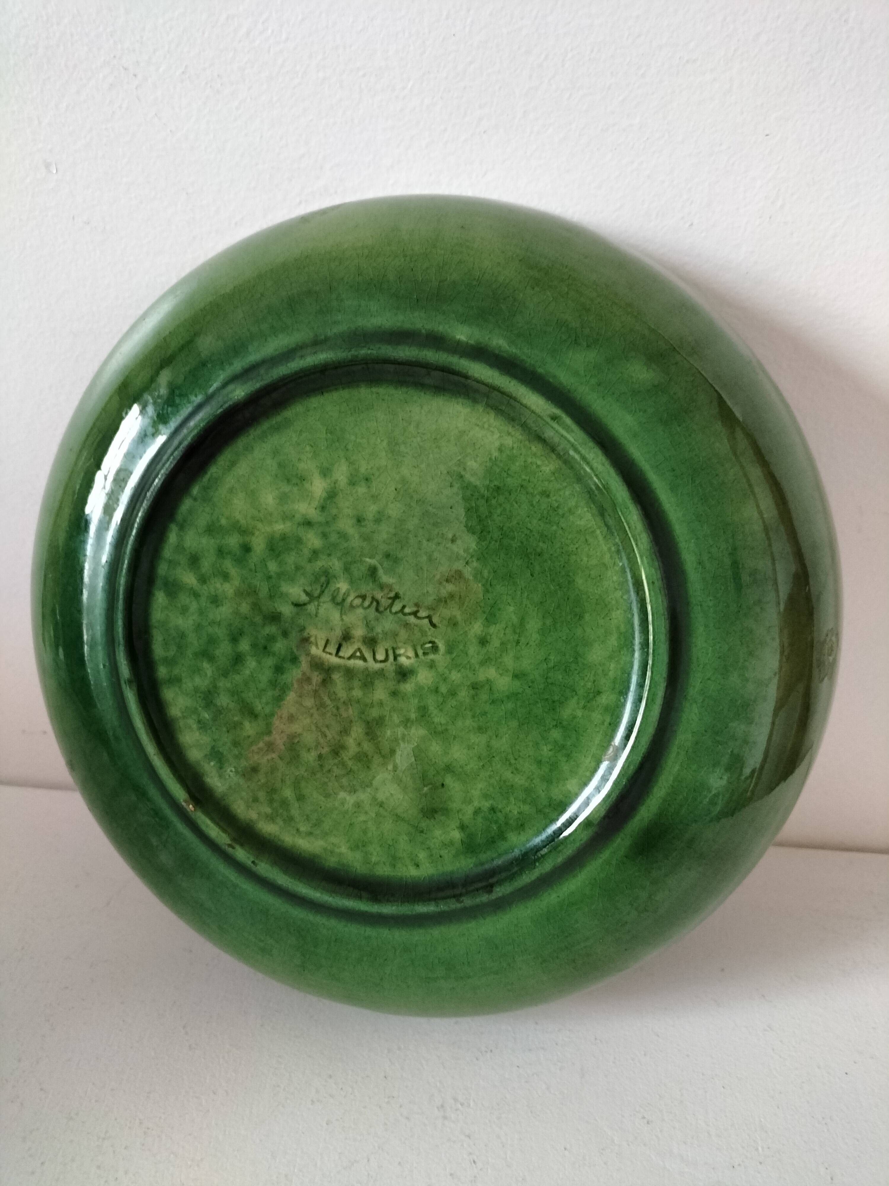 Vallauris bowl signed A. Martin