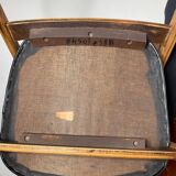 Scandinavian armchair by Erik Kirkegaard in oak and leather, 1960s