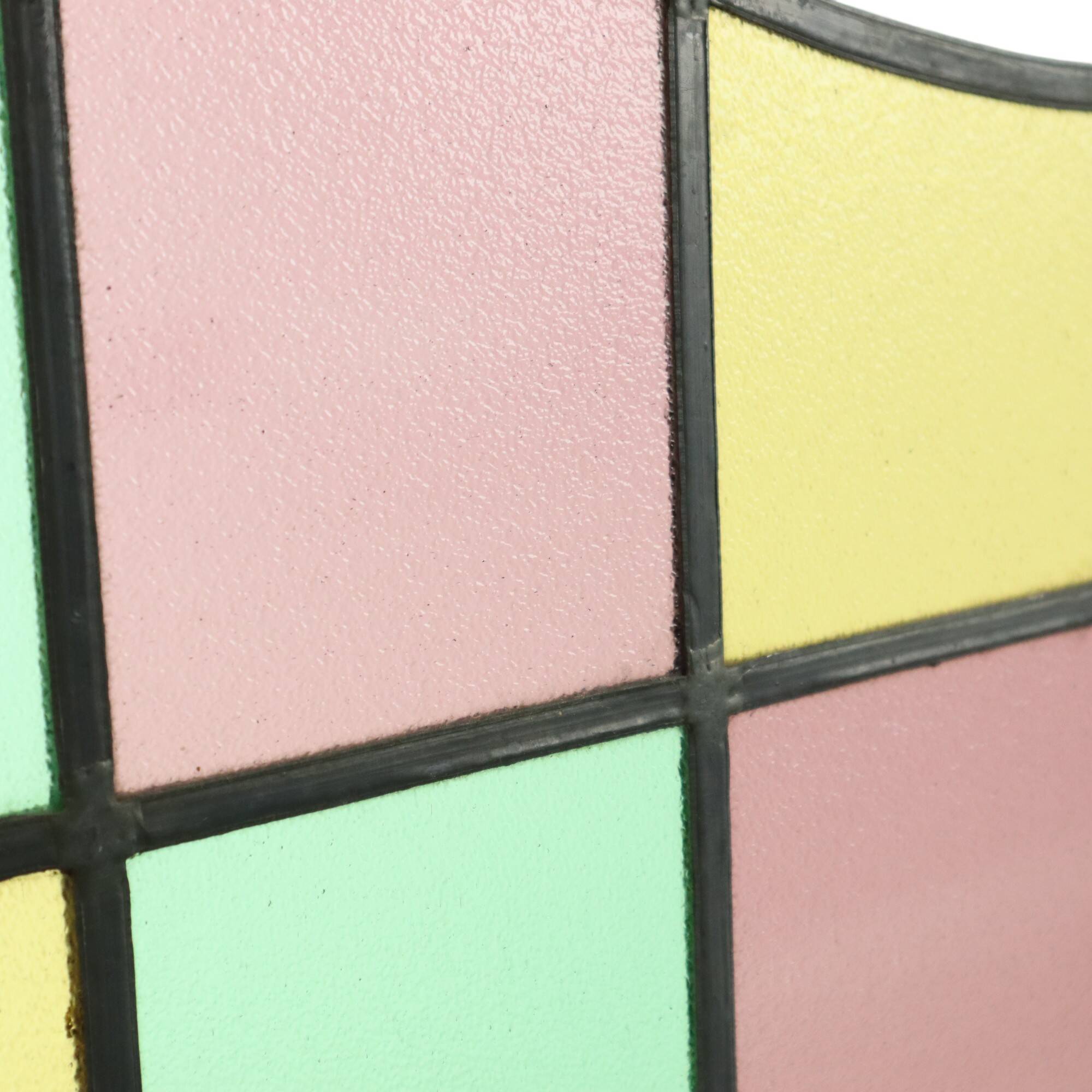 Vintage Stained Glass Window Stained Glass Set of 2 Classic Style 92x50cm