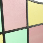 Vintage Stained Glass Window Stained Glass Set of 2 Classic Style 92x50cm