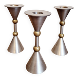 Trio of candlesticks