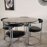 Bauhaus-style dining set from the 70s