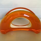 Orange guzzini mail rack made in Italy