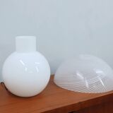 Murano glass incamiciato mushroom table lamp VeART 1970s