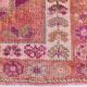 3x12 Vintage Pink & Red Turkish Runner Rug, Super Soft Rug, 86x378Cm