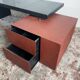 Bureau C.e.o. cube conçu par Lella & Massimo Vignelli pour Poltrona Frau, italie années 1990
