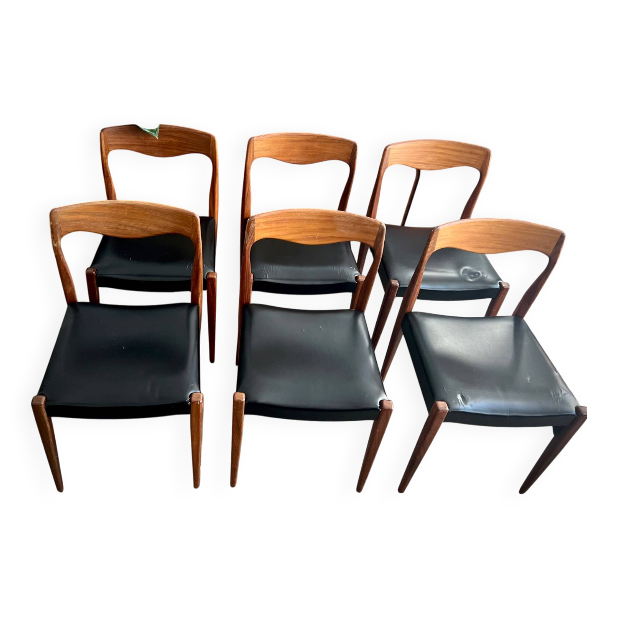 Set of 6 Roche Bobois chairs, 1960