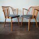 Pair of Scandinavian style armchairs, Antonin Suman, for Ton, Czech, 70s