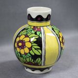 C. CATTEAU - Boch Keramis La Louvière - Art Deco Vase from the 1930s