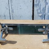 Nickel-plated brass coat rack