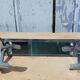 Nickel-plated brass coat rack