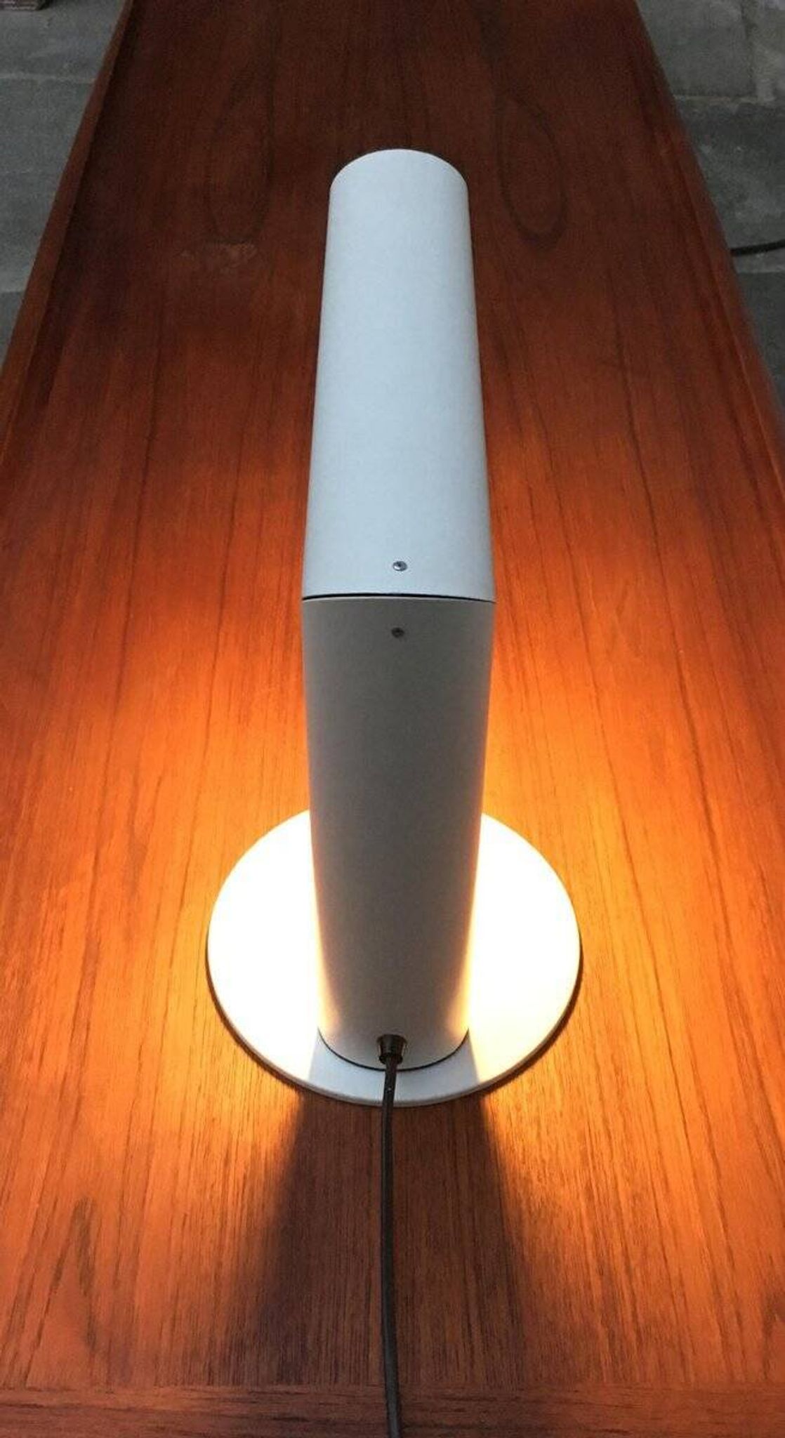 Lampe de table minimaliste en métal allemand de Brendel Leuchten, années 1970