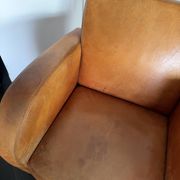 Fauteuil en cuir