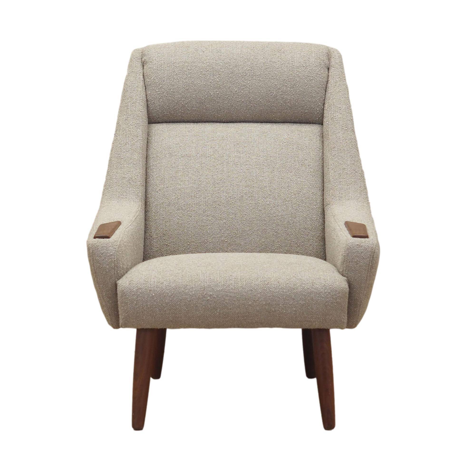 Fauteuil en teck, design danois, années 1960, production : Danemark