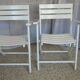 Paire de fauteuils de jardin pliants
