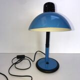 Lampe de bureau bleue et noire