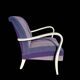paire de fauteuils clubs art deco