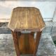Ancienne table d’appointart deco bois vintage