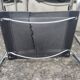 Set of 5 leather/chrome cantilever chairs