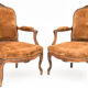 Pair of Louis XV style armchairs