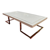 Table basse vintage Roche Bobois années 1970