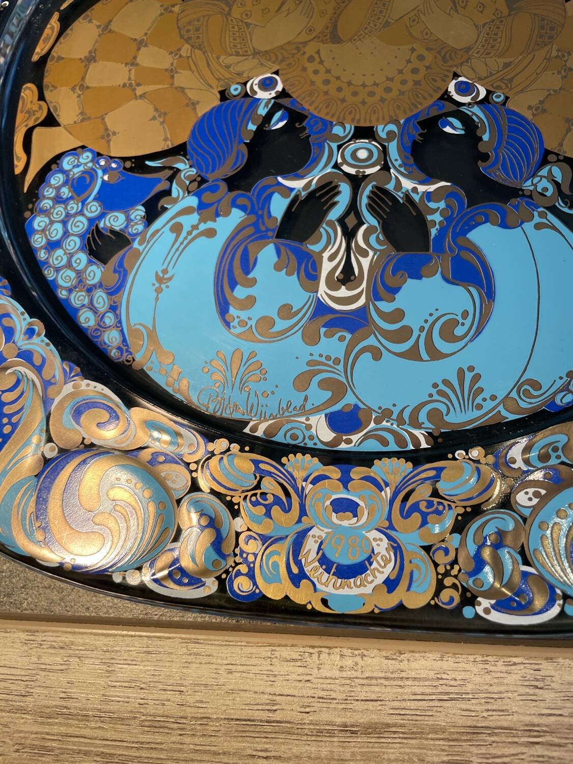 Pair of wall plates Rosenthal Studio Linie – Björn Wiinblad