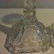 Pair of candlesticks semin worked crystal glass