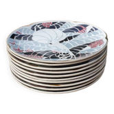 Lunéville Art Deco Plates