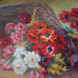 Tableau nature morte aux fleurs