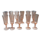 Rosaline champagne flutes set of 12
