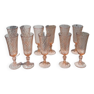 Rosaline champagne flutes set of 12