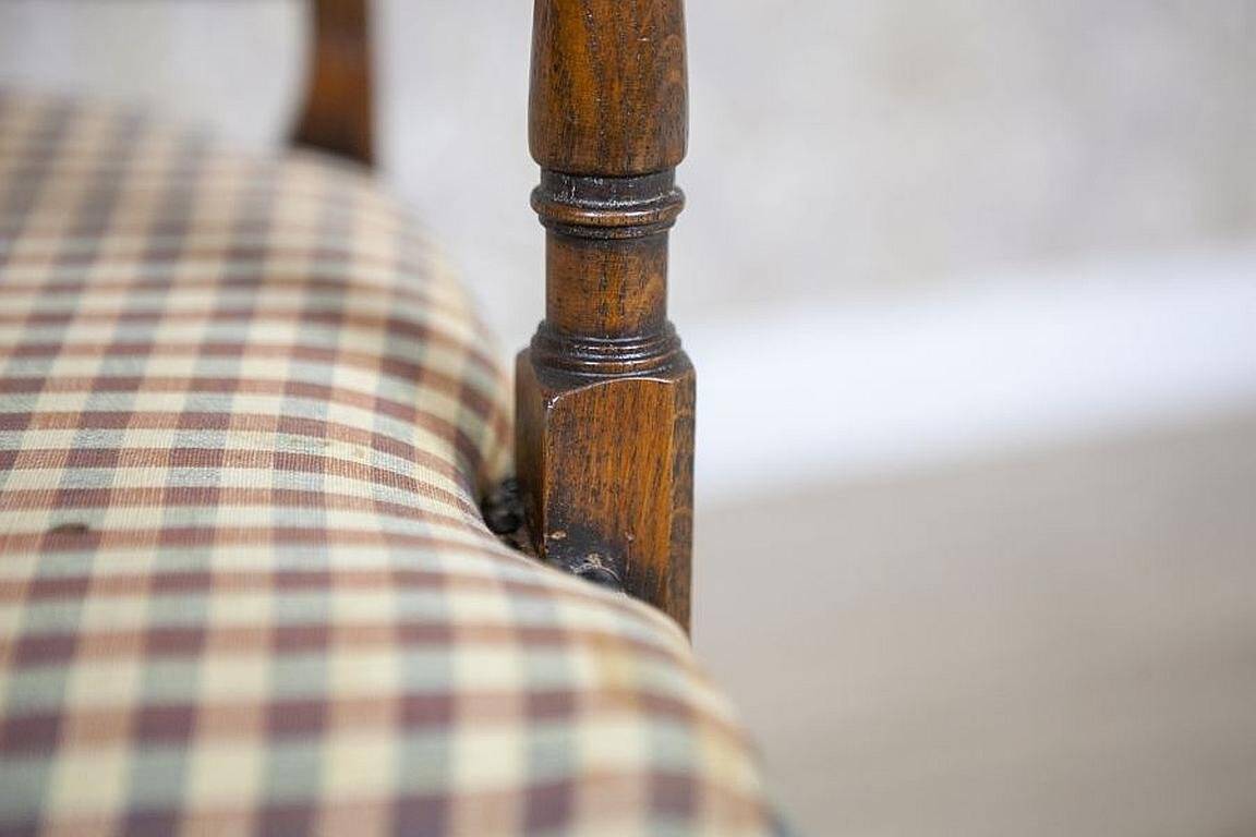 Vintage Oak Armchairs, 1940s, Set of 4