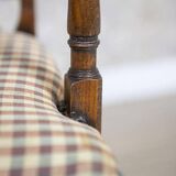 Vintage Oak Armchairs, 1940s, Set of 4