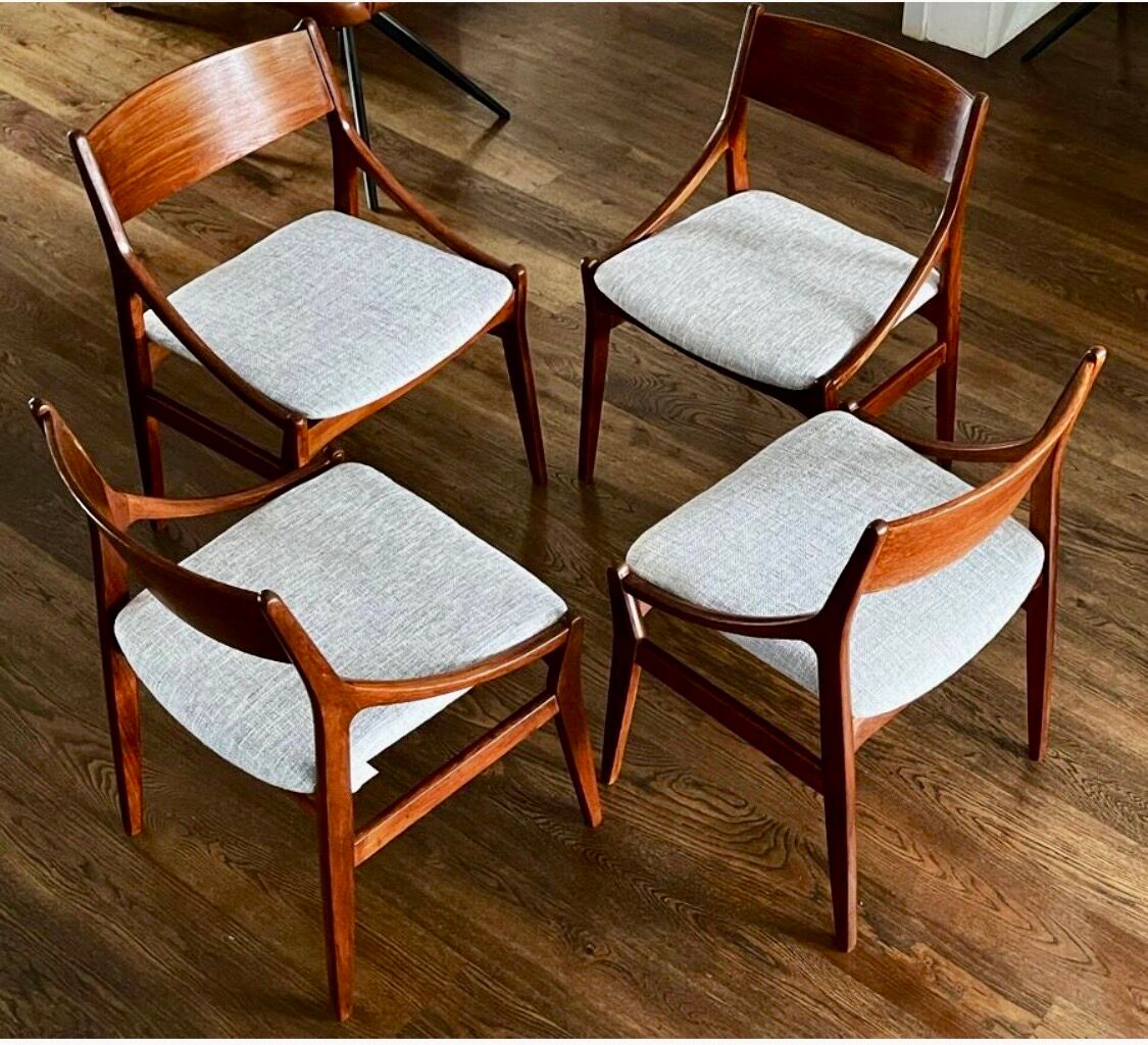 4 Dining chairs by H. Vestervig Eriksen Tromborg, Denmark