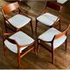 4 Dining chairs by H. Vestervig Eriksen Tromborg, Denmark