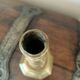 Antique bronze candlestick