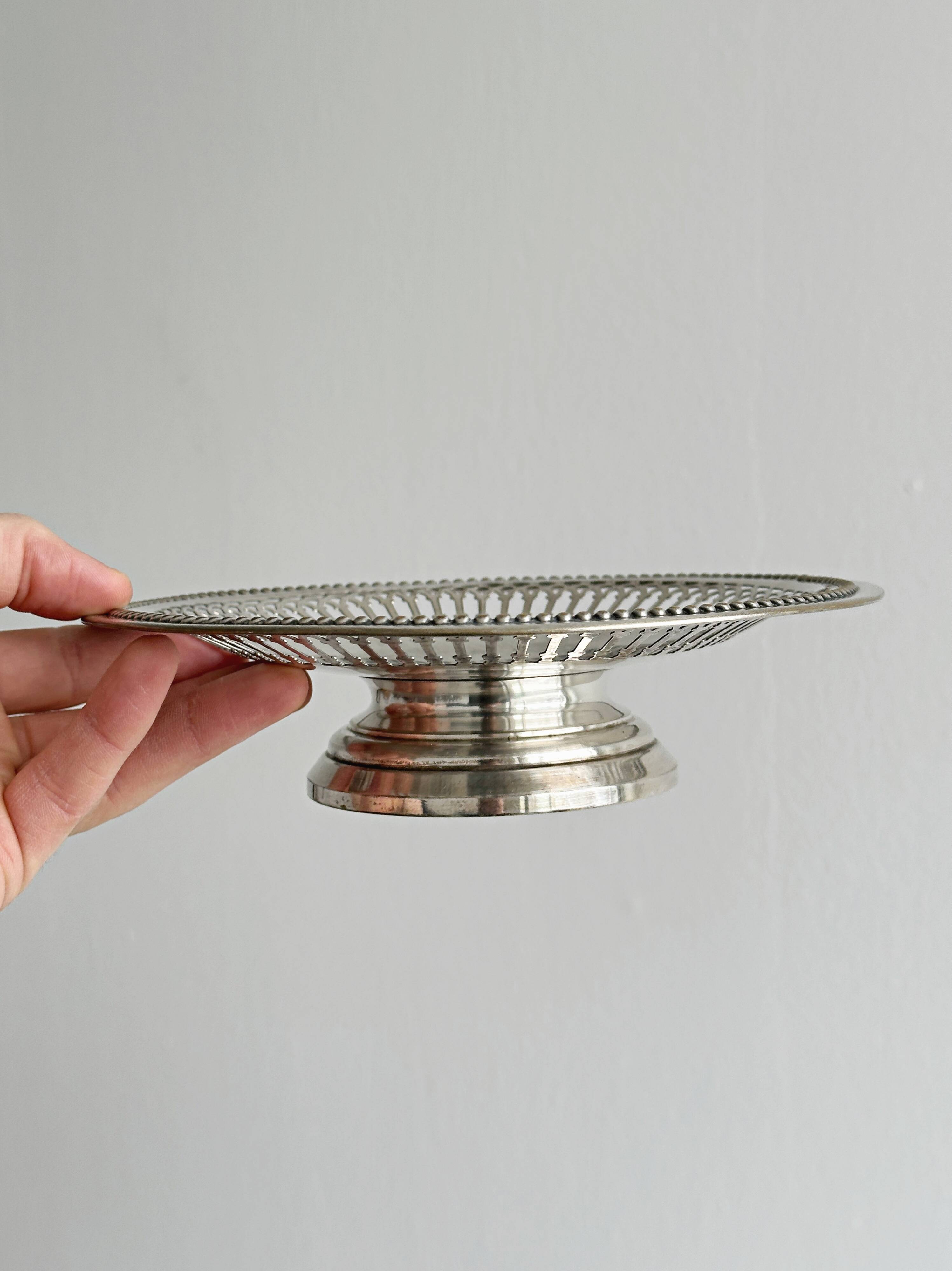 Patinated metal stand