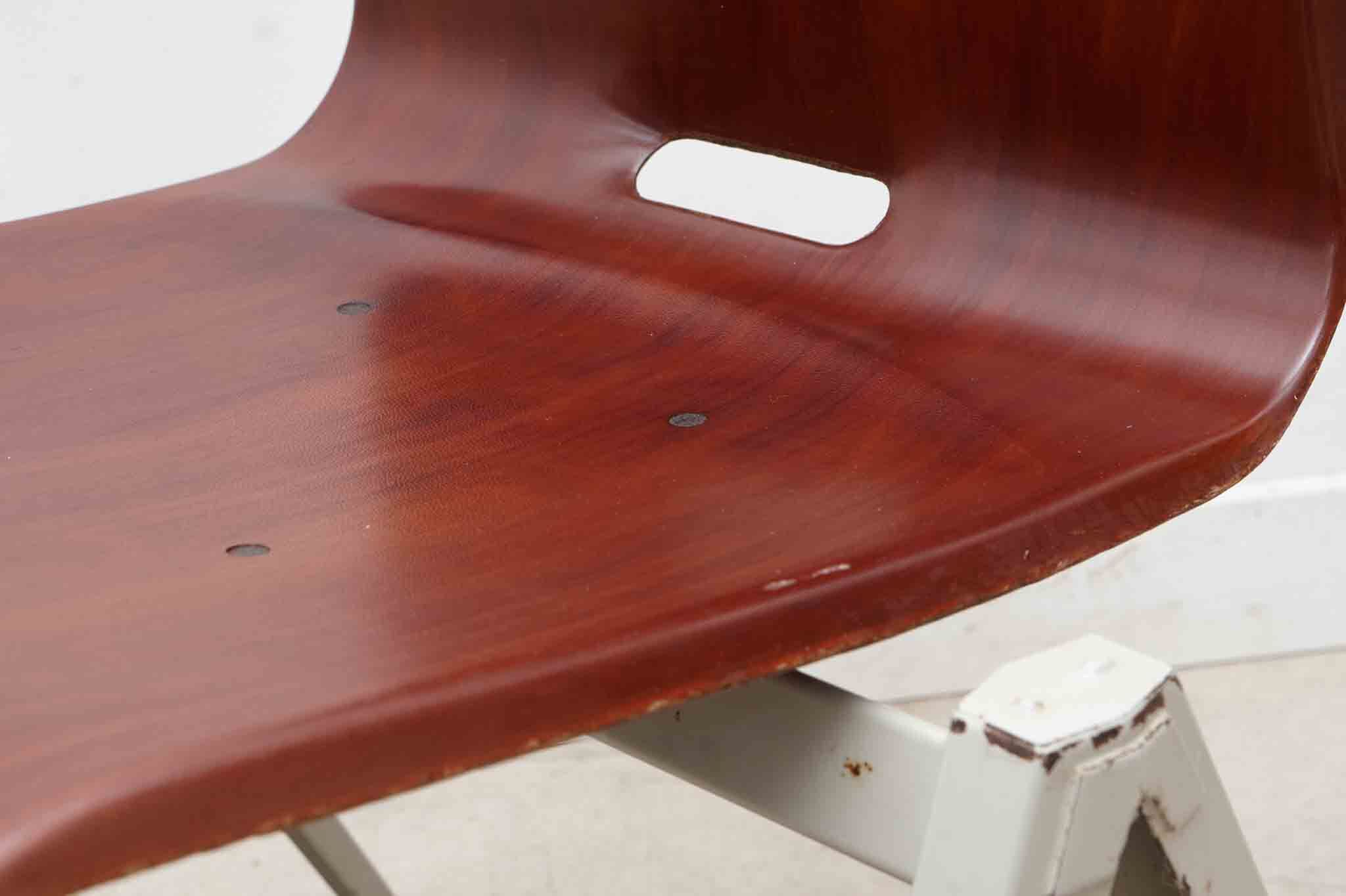 Galvanitas S22 mahogany and white chair