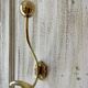 Brass coat rack or coat hook