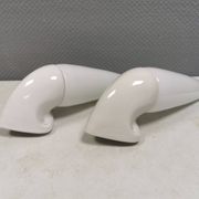 A set of vintage ceramic bathroom lamps by Sigvard Bernadotte, IFÖ Sweden