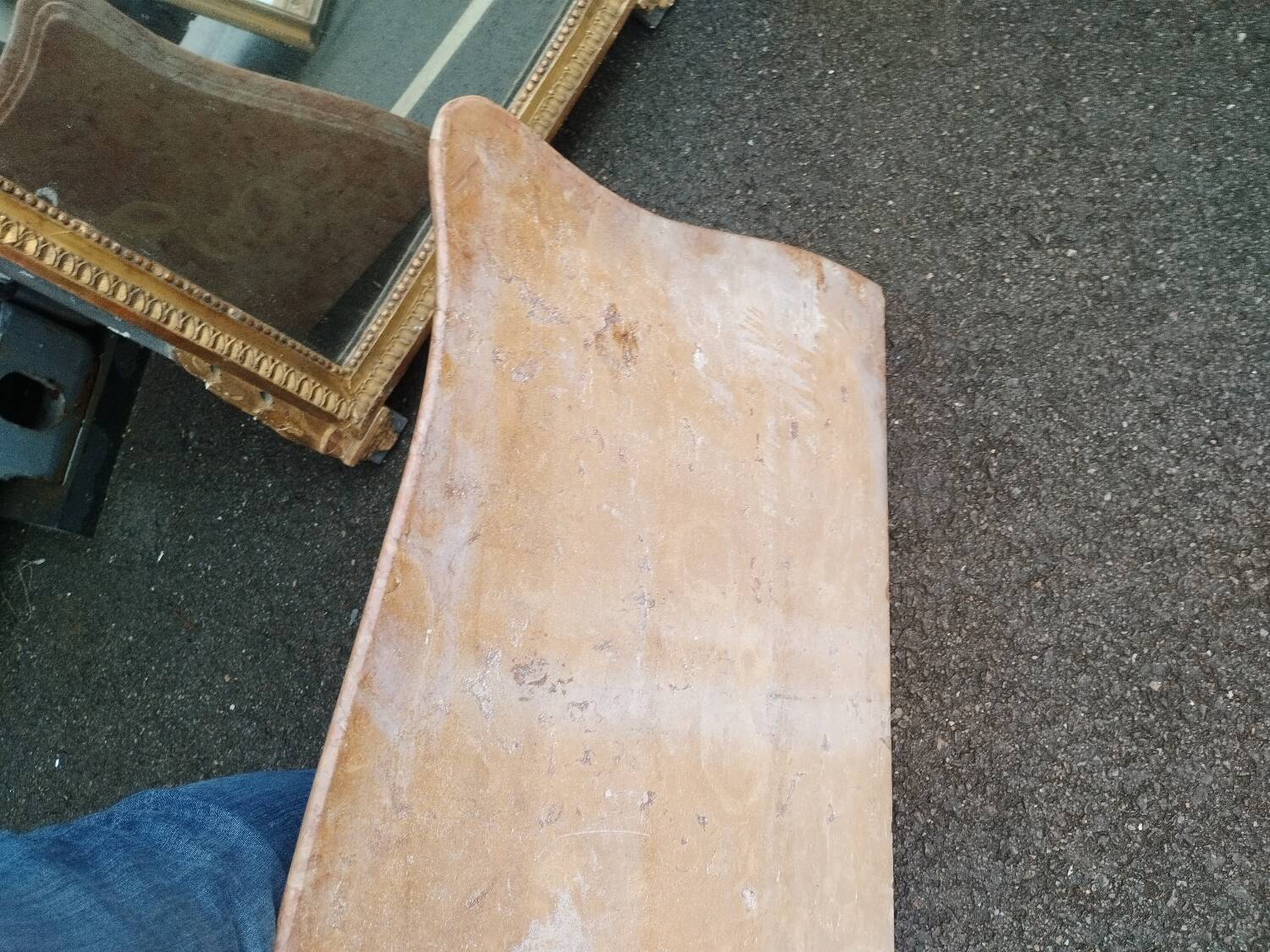 Old louis xv style marquetry chest of drawers