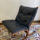 Armchair Siesta 1965 Ingmar Relling for Westnofa, Norway, black leather