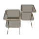 Pair of 2 vintage side tables 1970