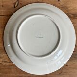 2 Terre de Fer hollow plates, model "Lutèce", Longchamp