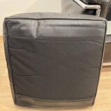 Black Leather LC2 Club Chair with Chromed Frame by Le Corbusier for Cassina, 1965