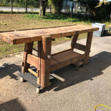 Carpenter's workbench at the beginning of the 20th century