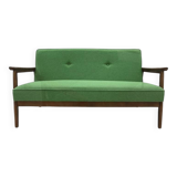 Vintage 3 seater fabric sofa