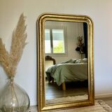 Antique gold leaf mirror
