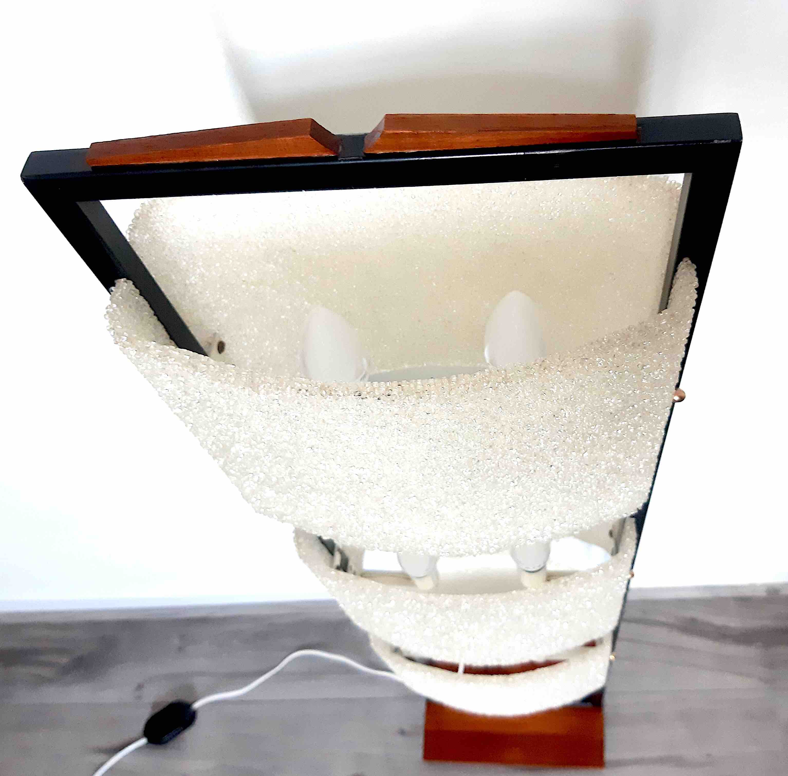 Totem lamp, 50s/60s design, vintage, Modernist, Maison Arlus.