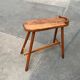 Vintage wooden shoe rack with grease, mid-century, 1950s.